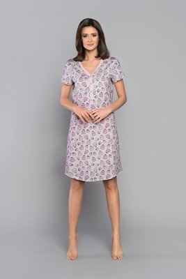 Dolce Koszula damska z krótkim rękawem Italian Fashion - druk