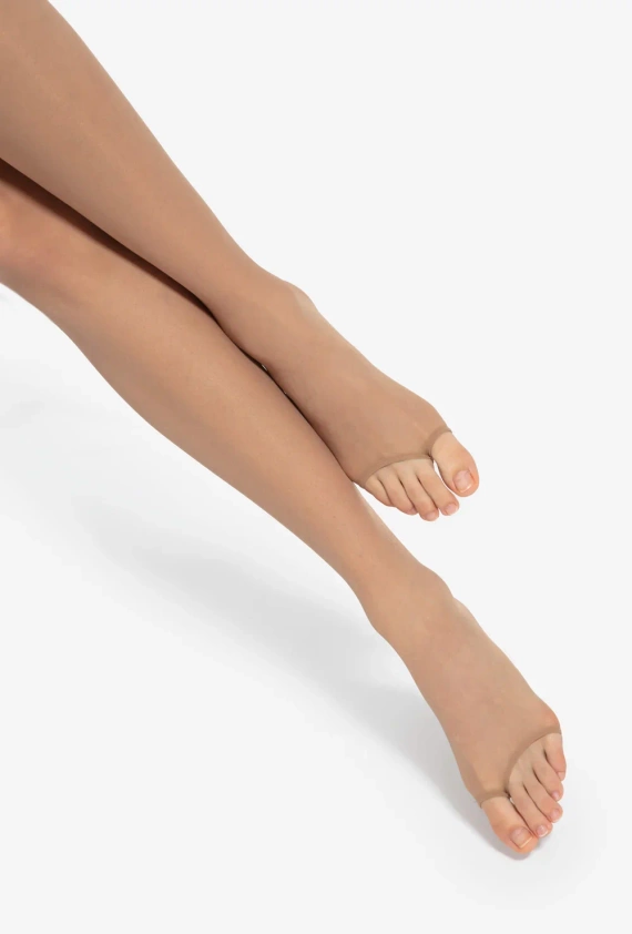 Rajstopy Gatta Senza Dita – 10 den, bez palców, open-toe - daino