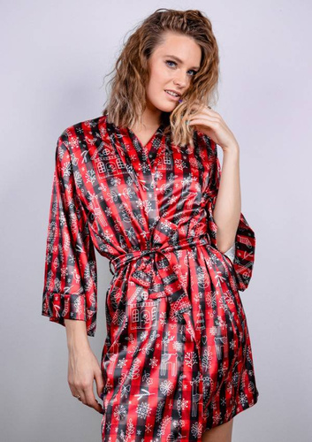 DK-P Christmas Podomka damska DKaren - czerwony 012