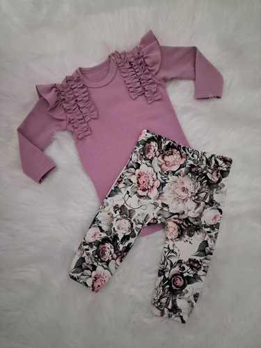 Maja Body z długim rękawem Bambarillo wrzosowy