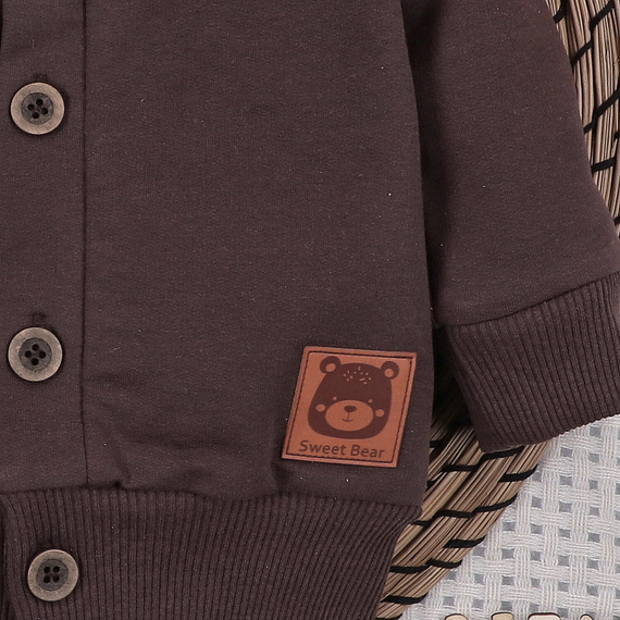 ABN-5664 Nini Bluza Dresowa Dziecięca Balloon Friends 95% Bawełna Organiczna PL