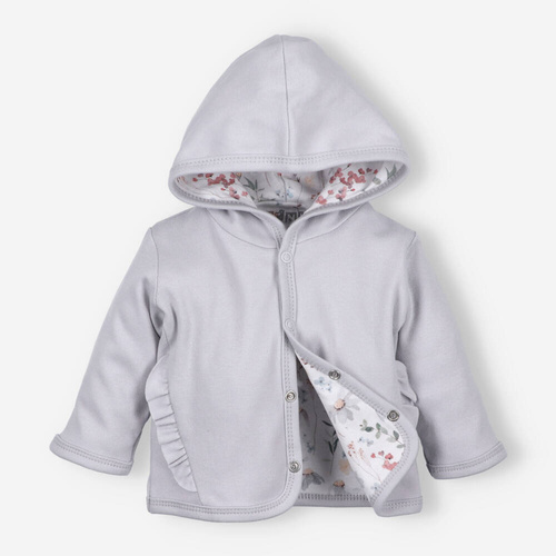 Łąka Bluza dresowa z bawełny organicznej Nini szary