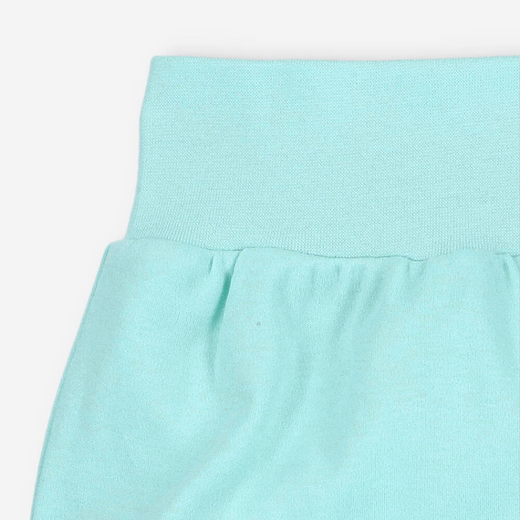 Morskie Zwierzątka Półśpiochy z bawełny organicznej Nini błękitny