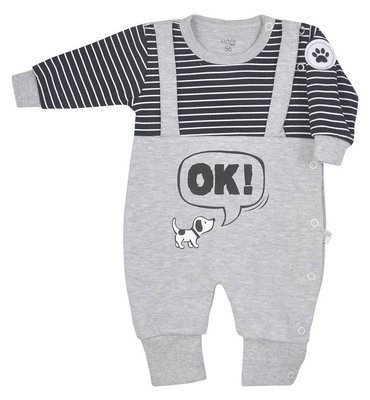 "Piesek" Pajac niemowlęcy Koala - szary