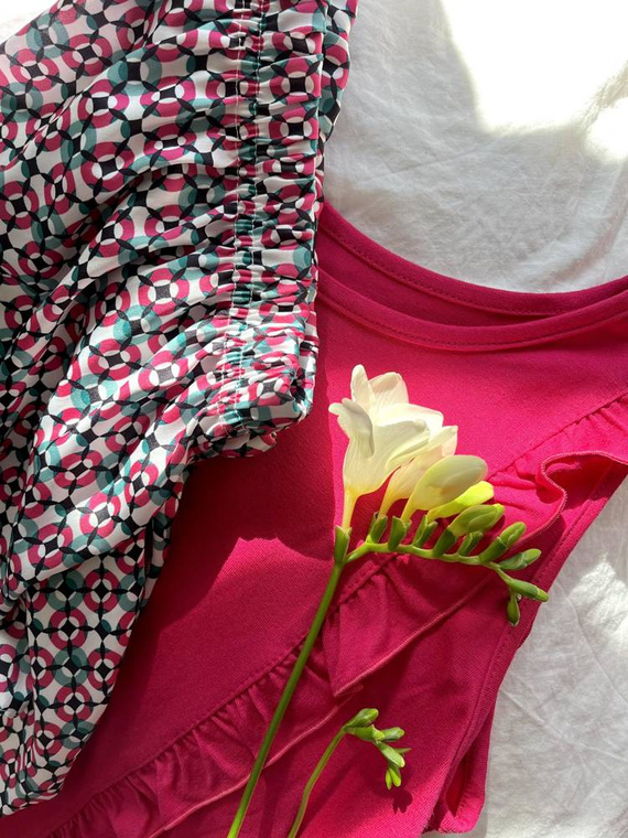 652 Sanchi Piżama Damska Forex - amarant