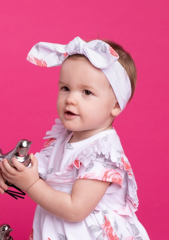 168065 Opaska niemowlęca "Róża" Nicol