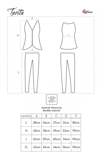 Tavita LC 90042 Piżama damska LivCo Corsetti Fashion