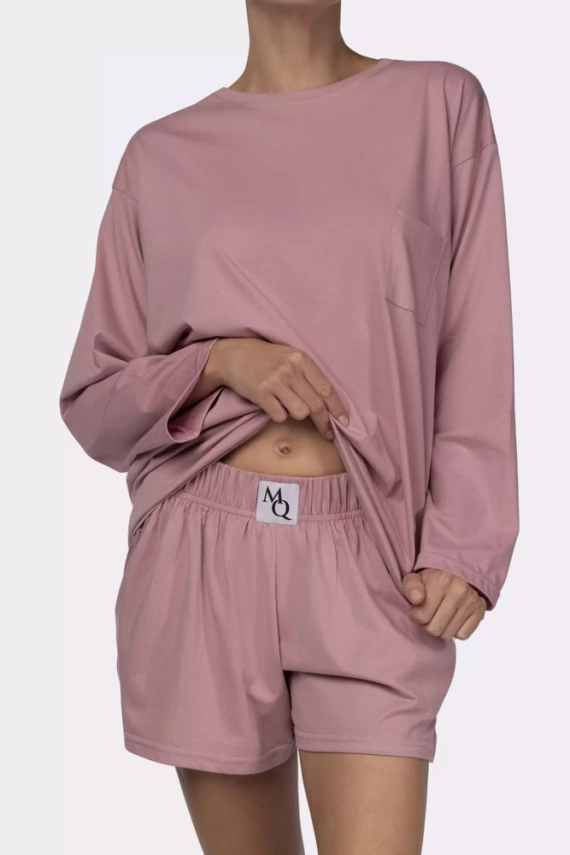 Joy longsleeve Piżama damska Mona pink