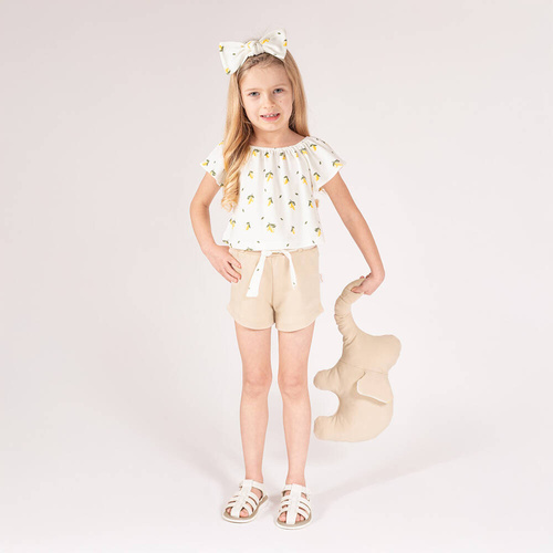 212138 Bluzka z krótkim rękawem "Tola" Nicol - kremowy