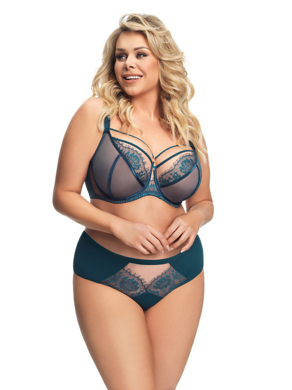 K 496 Paradise  biustonosz miękki Gorsenia -zielony