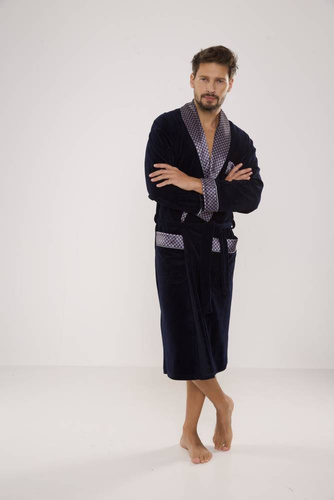 773 Bonjour szlafrok męski forex - granat