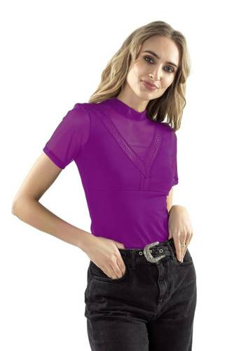 Carlotta  Active Bluzka damska Eldar - śliwkowy