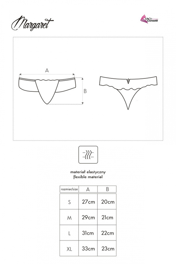 Margaret Stringi damskie LivCo Corsetti Fashion