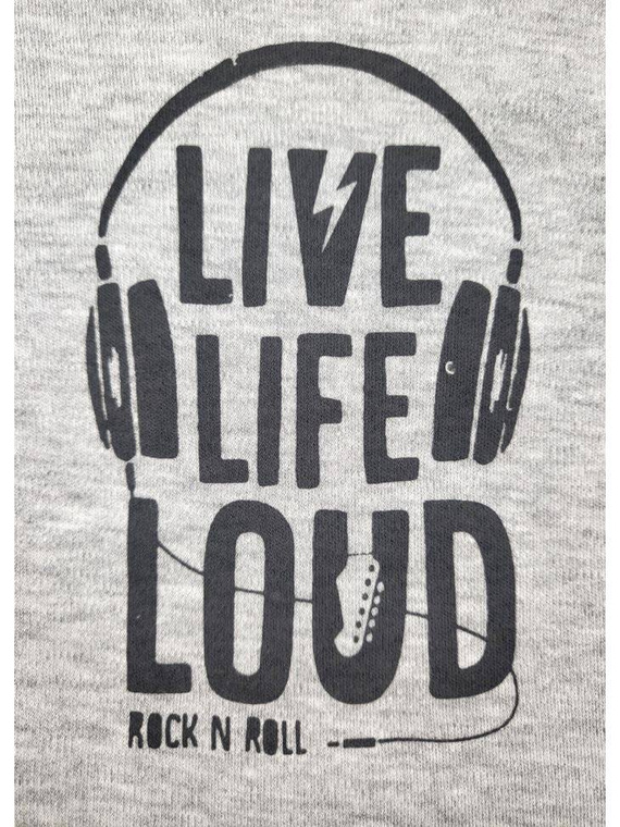 Półśpioch bawełniany "Music" Terjan - szary