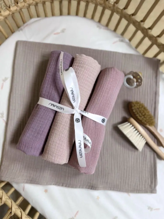 Sepia Rose Pieluszki muślinowe Makaszka