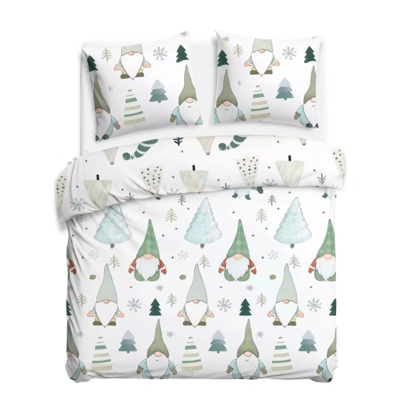 Pościel flanelowa Darymex 31517/1 skrzaty 100% bawełna 160 g/m²