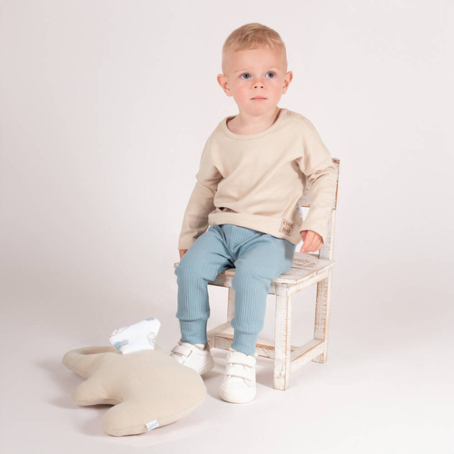 210140 Teddy Bluzka bawełniana z długim rękawem Nicol