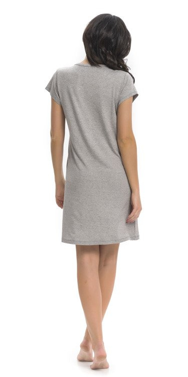 9116 Koszula Nocna Doctor Nap- dark grey