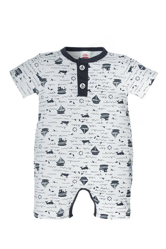 02223KR "LA MER" pajac letni, rampers Makoma