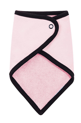 Apaszka chustka niemowlęca "Zebra" Terjan - różowy