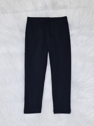 Rozalia legginsy prążek Bambarillo czarny– prążkowana dzianina, bawełna z elastanem