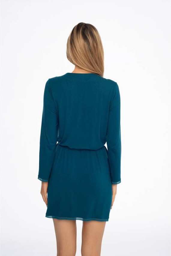 41315 Alena Szlafrok damski Henderson turkusowy