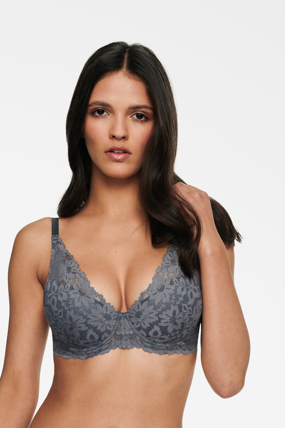 40370 Hasley Biustonosz push-up Henderson szary