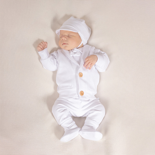 169398 Komplet chrzcielny 5-częściowy Nicol - biały