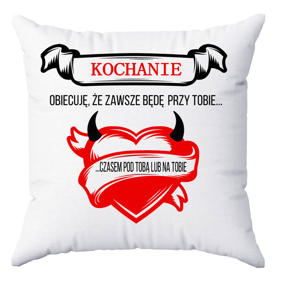 KOCHANIE zawsze będę przy Tobie! Poduszka Moocha