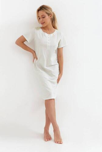 235  Koszula Nocna Cana -ecru