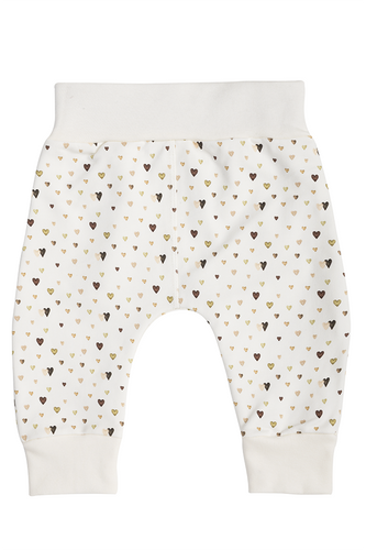 11250B "Hearts Brown" Dres niemowlęcy Makoma