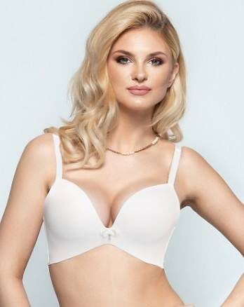 New Chloe Biustonosz push up bez fiszbin Konrad -ecru