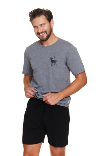 7235 Piżama Męska Doctor Nap - dark grey