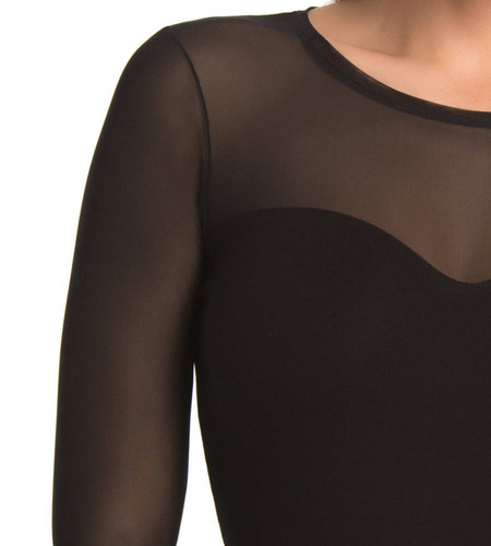 2407 Willow Body damskie z długim rękawem Teyli - black