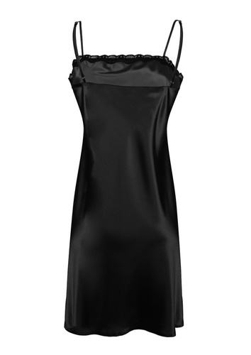 Claire Koszulka satynowa damska DKaren - czarna 