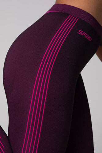 Powerful legginsy termoaktywne Spaio black/fuxia