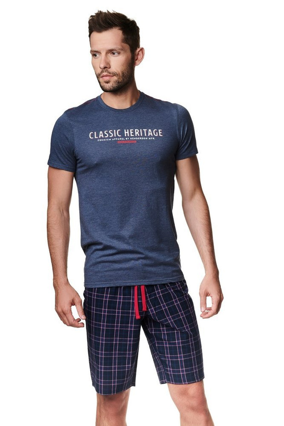 39243 Myth Piżama Męska Henderson -maroon