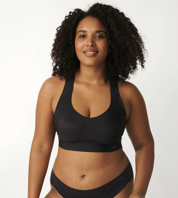 Zero feel Racerback Top na ramiączkach Sloggi - black 