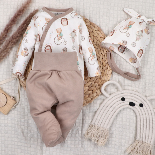 ABN-5581 Circus Body kopertowe niemowlęce Nini – 100% bawełna organiczna, bezniklowe napy, produkcja polska