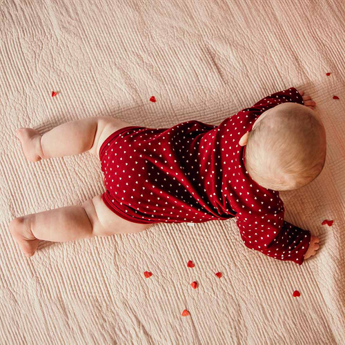 Love Body z długim rękawem Eevi- bordowe