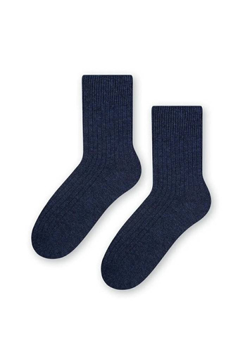 ART..093 Skarpety Damskie Wełniane Steven 023 czarny