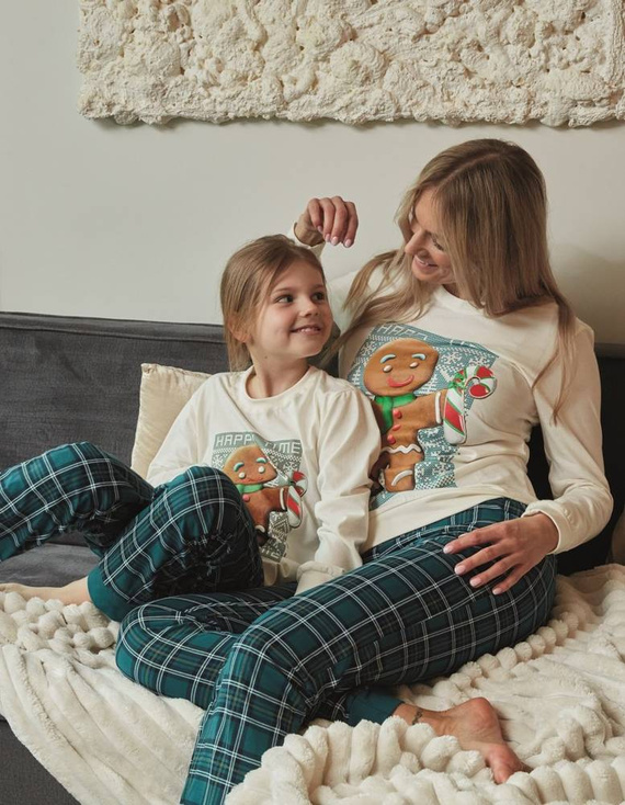 594/171 592/171 Cookie 3 Piżama dziewczęca Cornette ecru 