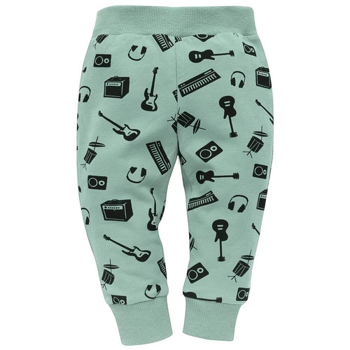 Lets Rock Leginsy dla chłopca Pinokio - zielony