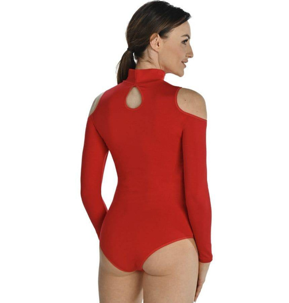 2445 Janett body damskie z półgolfem Teyli - red