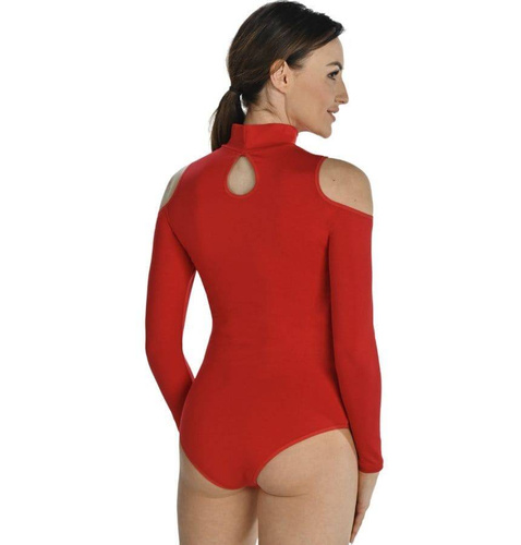 2445 Janett body damskie z półgolfem Teyli - red