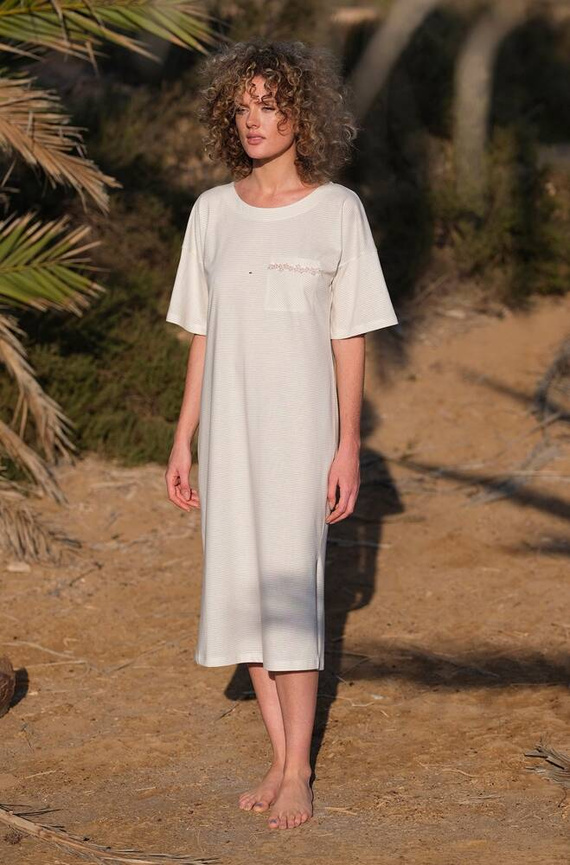 234  Koszula Nocna Cana -beżowy