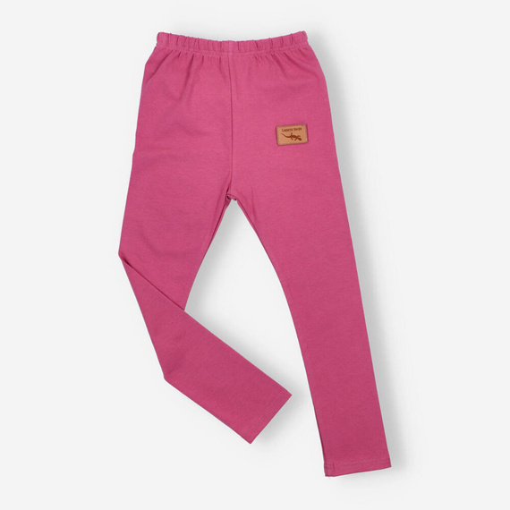 KAR-0041/ROZ Legginsy dziewczęce Lagarto Verde -  różowy 