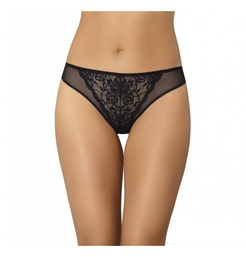 312-3 Wielopak Figi damskie Glamour Teyli - czarny