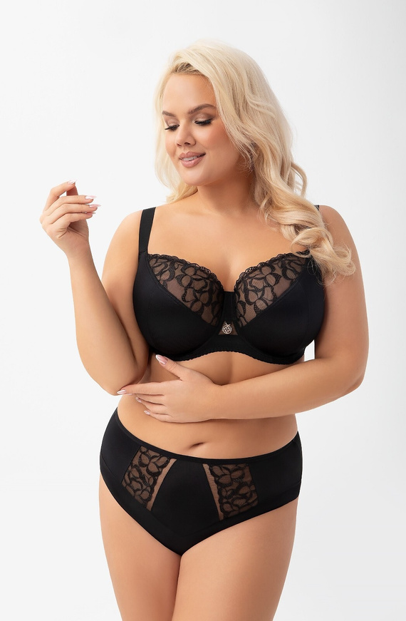 K 934 Isla Biustonosz Gorsenia – soft, czarny, miękki, zmysłowy i wygodny