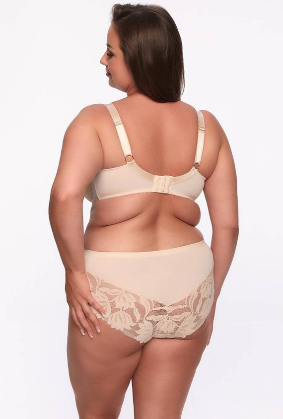 BSM 1134 Keto  Biustonosz półusztywniany (semi soft) Maxi Gaia- beżowy
